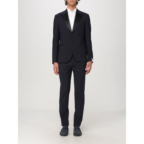 Eleventy Suit Men Blue
